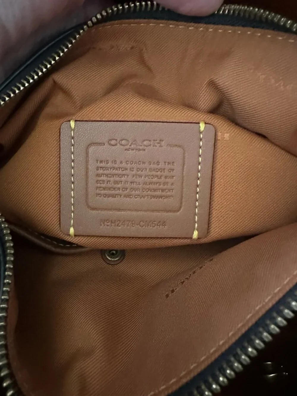 Coach excellent no